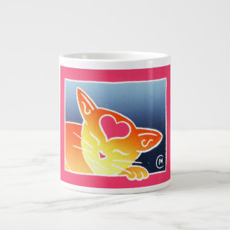 Café Grande Caneca de Gato