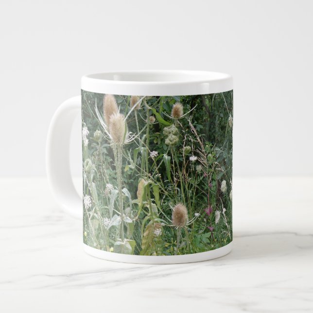 Café Grande Caneca de Grãos Selvagens (Frente Esquerda)