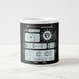 Café Grande Caneca de Interface Analítica de Cientista de Dado