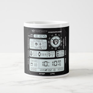 Café Grande Caneca de Interface Analítica de Cientista de Dado
