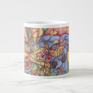 Café Grande caneca de jardim
