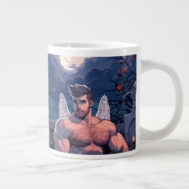 Café Grande Caneca De Leite De Halloween