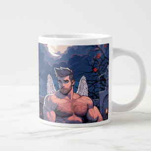 Café Grande Caneca De Leite De Halloween