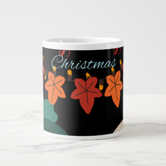 Café Grande Caneca de Natal Aconchegante | Chocolate Quente e