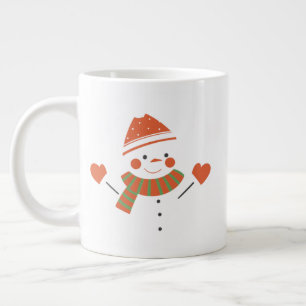 Café Grande Caneca de Natal com Azevinho – Cacau de Férias Eve