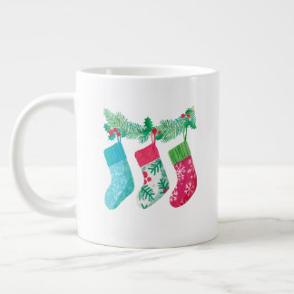 Café Grande Caneca de Natal com Neve – Cacau & Co. da Floresta