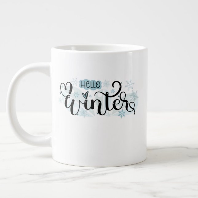 Café Grande Caneca de Natal – Delicioso Chocolate Quente de Fé (Esquerda)