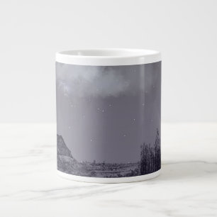 Café Grande Caneca de Noite Fantástica de Cabana de Palha Ilum