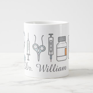 Café Grande Caneca de Nome Personalizado Minimalista | Estilo
