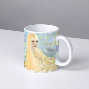 Café Grande Caneca de Porcelana Equinócio Outonal