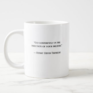 Café Grande Caneca de Presente com Citação Motivacional Inspir