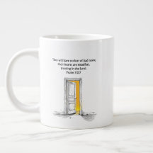 Caneca de presente cristão com versículo bíblico S