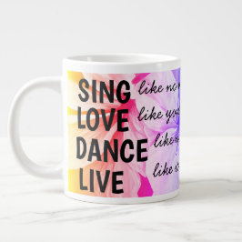 Café Grande Caneca de Presente de Início Fresco Motivacional P