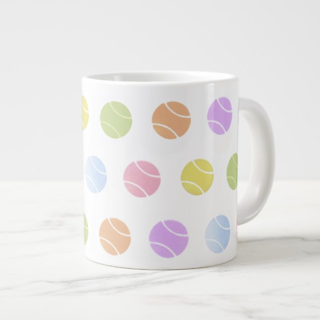 Café Grande Caneca de Tênis (Frente Esquerda)