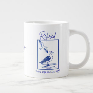 Café Grande Caneca de Viagem para Aposentadoria Presente