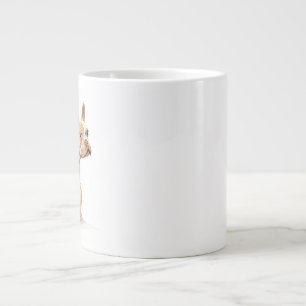Café Grande Caneca Engraçada de Bulldog Francês – Caneca de Ca