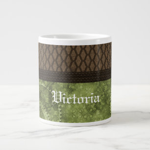 Café Grande Caneca enorme de Steampunk da engrenagem do metal,