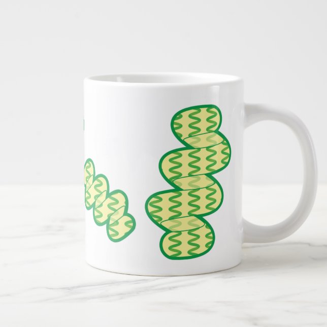 Café Grande Caneca Espécial de Espirulina Deslumbrante (Direita)