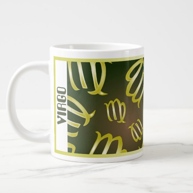 Café Grande Caneca Especial do Zodíaco de Virgem (Esquerda)