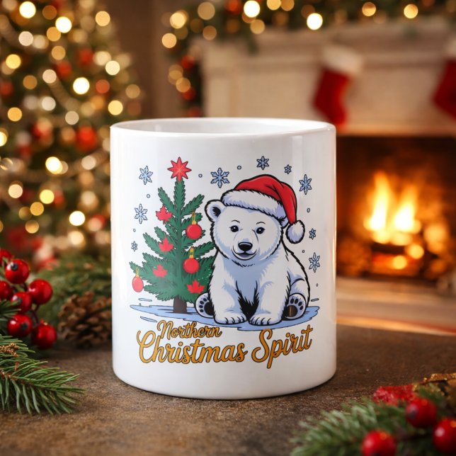 Café Grande Caneca Especial Espírito de Natal do Norte (Criador carregado)