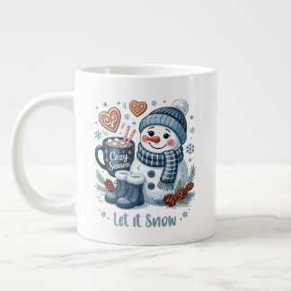 Café Grande Caneca Especial Homem de Neve