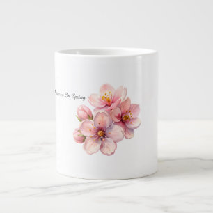 Café Grande Caneca Especialista em Flores de Aguarela na Prima