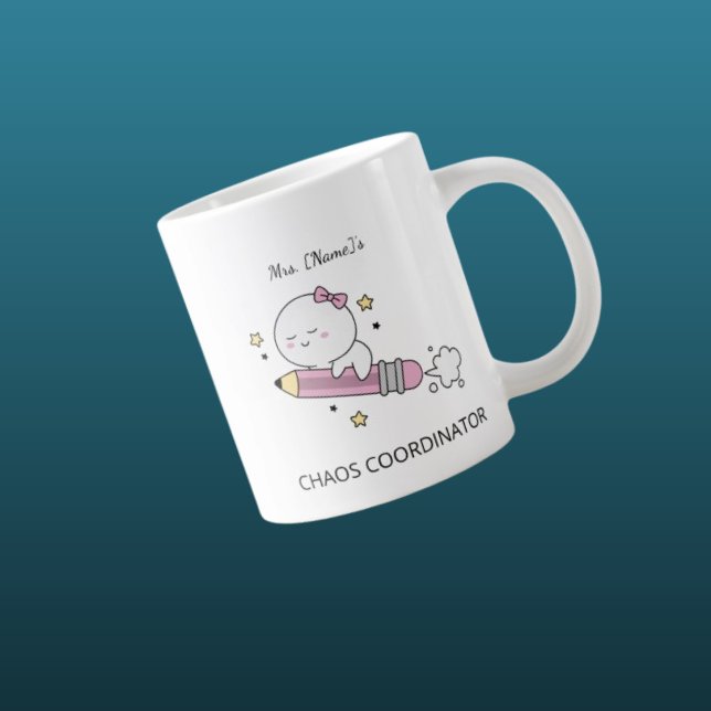 Café Grande Caneca Especializada Coordenadora de Caos Personal (Criador carregado)
