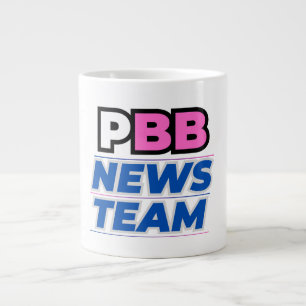 Café Grande Caneca Gigante Equipe de Notícias PBB
