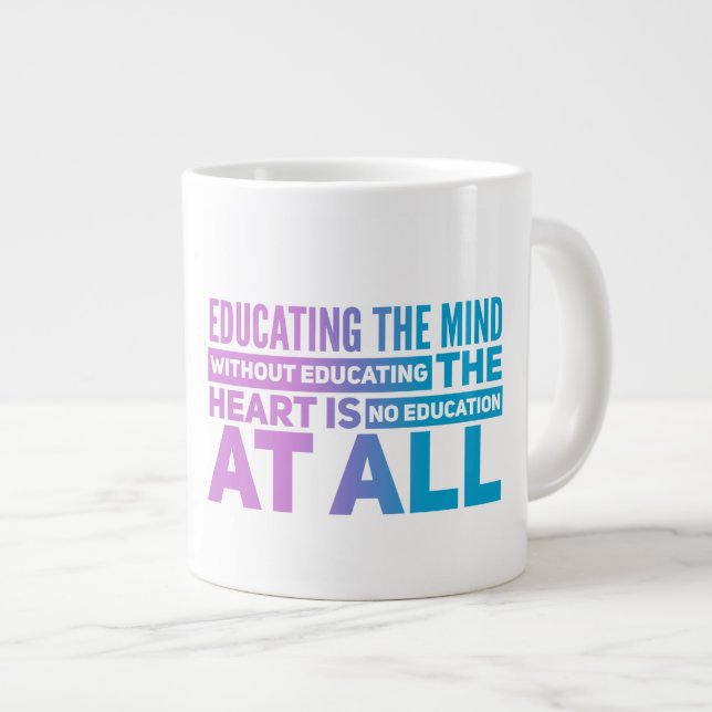 Café Grande Caneca Gigante Presente de Educação (Frente Esquerda)