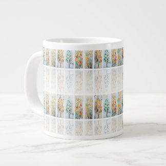 Café Grande Caneca Gigante Telha Botânicos do Jubileu de Ouro 