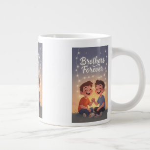 Café Grande Caneca Irmãos Para Sempre – Presente de Irmão, Irm