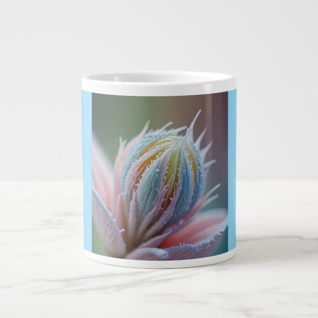 Café Grande Caneca Jumbo, 20oz (Broto de Flor-2) (Frente)