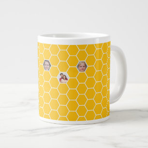Café Grande Caneca Jumbo de Foto Personalizada