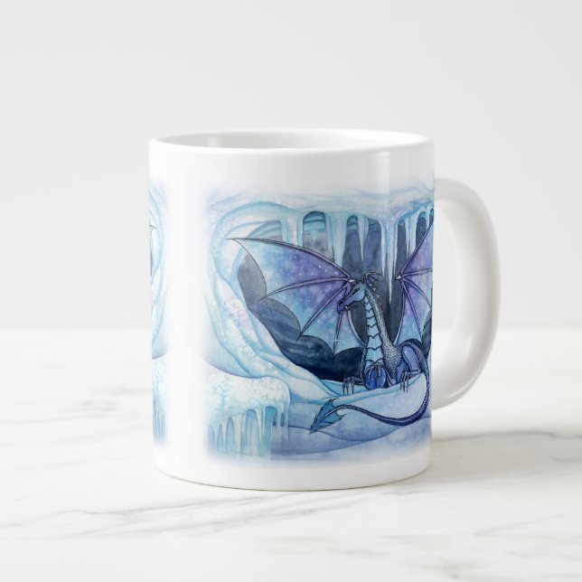 Café Grande Caneca Jumbo Dragão de Gelo (Frente Esquerda)