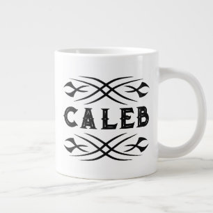Café Grande Caneca jumbo personalizada com desenho de arte de