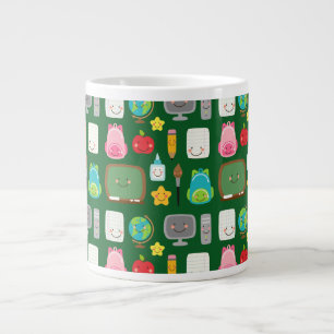 Café Grande Caneca Kawaii de Suprimentos Escolares Fofos