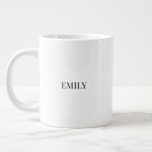 Caneca Personalizada com Nome de Casal | Minimalis