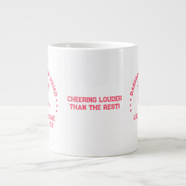 Café Grande Caneca Personalizada da Turma da Mamãe de Beisebol
