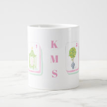Caneca Personalizada de Mahjong de Palm Beach 15 O