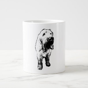 Café Grande Caneca Spinone Italiano – Cachorro em Pé Arte de T