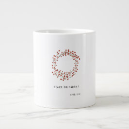Café Grande Caneca Verso de Natal Lucas 2:14