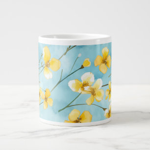 Café Grande Caneca X-Large motivos de arte popular ucraniana