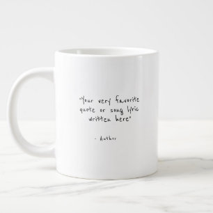 Café Grande Citação personalizada - crie sua própria caneca de