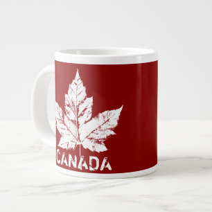Café Grande Copo retro legal de Canadá da caneca enorme do