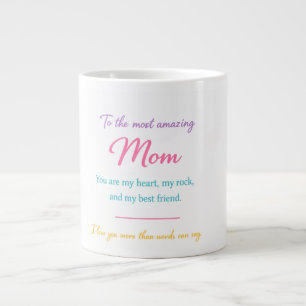 Café Grande Coração do Meu Lar – Caneca de Presente para Mamãe