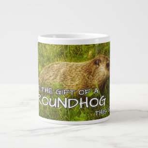 Café Grande Dar a dádiva de uma caneca de Groundhog este ano