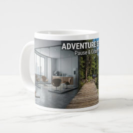 Café Grande De escritório para a natureza caneca