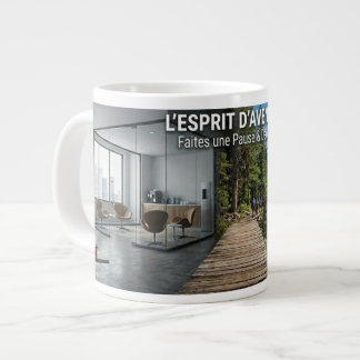 Café Grande De escritório para a natureza caneca