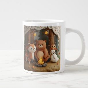 Café Grande Design de Caneca Elegante Gerado por IA – Arte Úni
