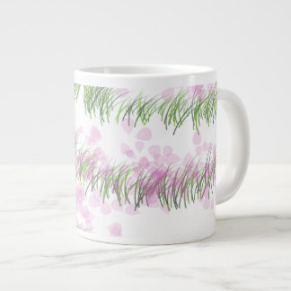 Café Grande Design verde especial da caneca de Zazzle
